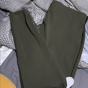 Olive green slacks